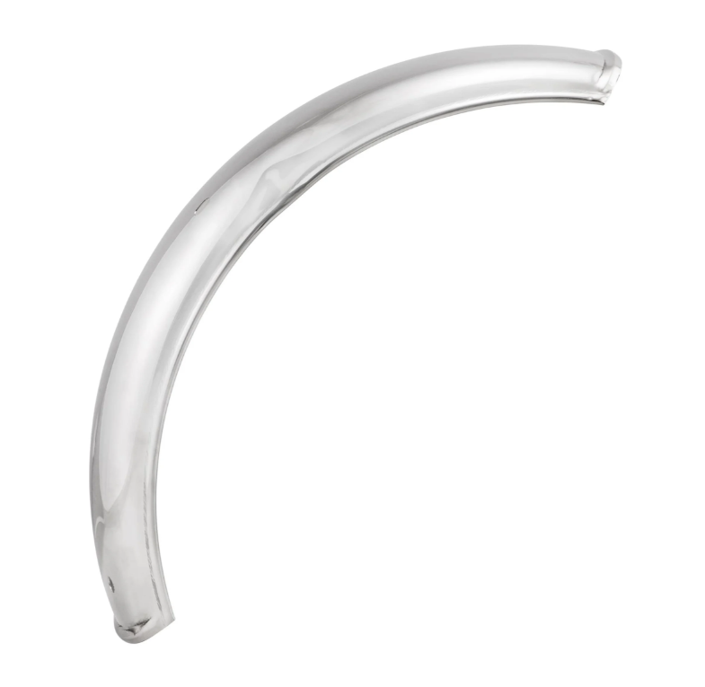Guardabarros 2.0 Garelli sin soporte para Vespa PX 80-200cc, acero inoxidable pulido