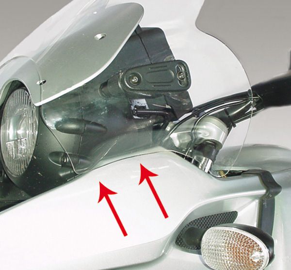 Parabrisas tipo Adventure Full Protection para BMW R 1150 GS (00-03), transparente
