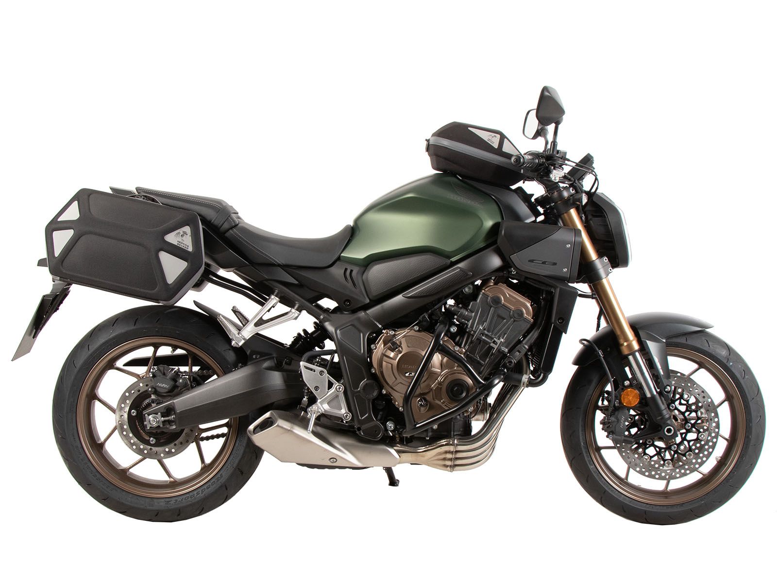 Soporte lateral C-Bow negro para Honda CB 650 R / E-Clutch (24-) Hepco & Becker