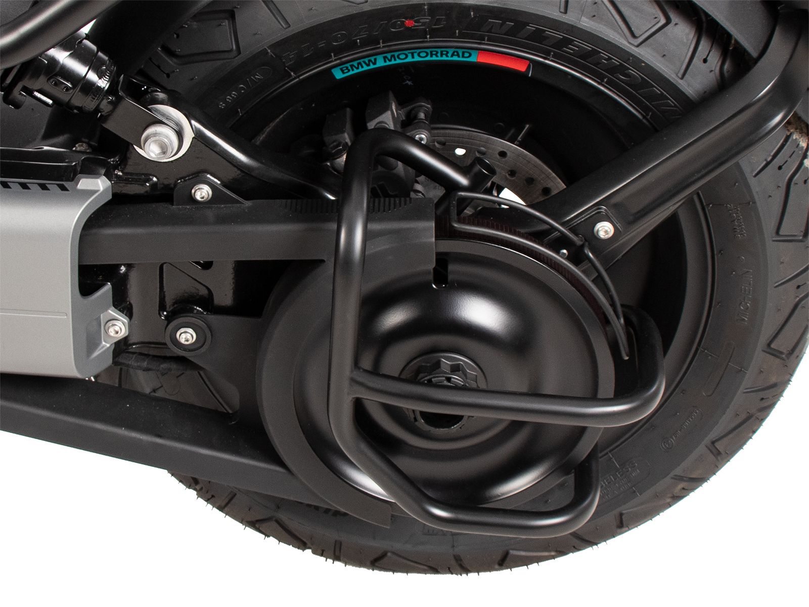 Protector de tracción negro para BMW CE 02 (23-) Hepco & Becker
