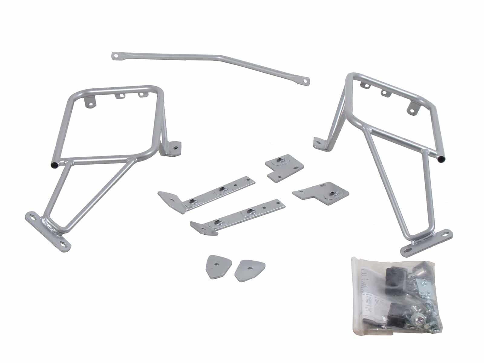 Portamaletas lateral Lock-it plata para BMW R 1200 GS Adventure (06-13) Hepco & Becker