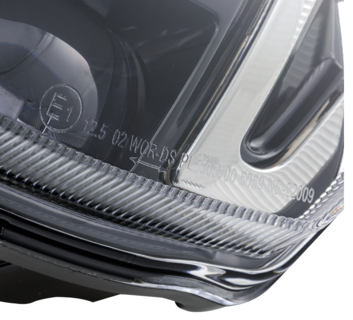 Faro LED "Black Edition" para Vespa Sprint 50-150ccm 2T/4T ('13-'18)