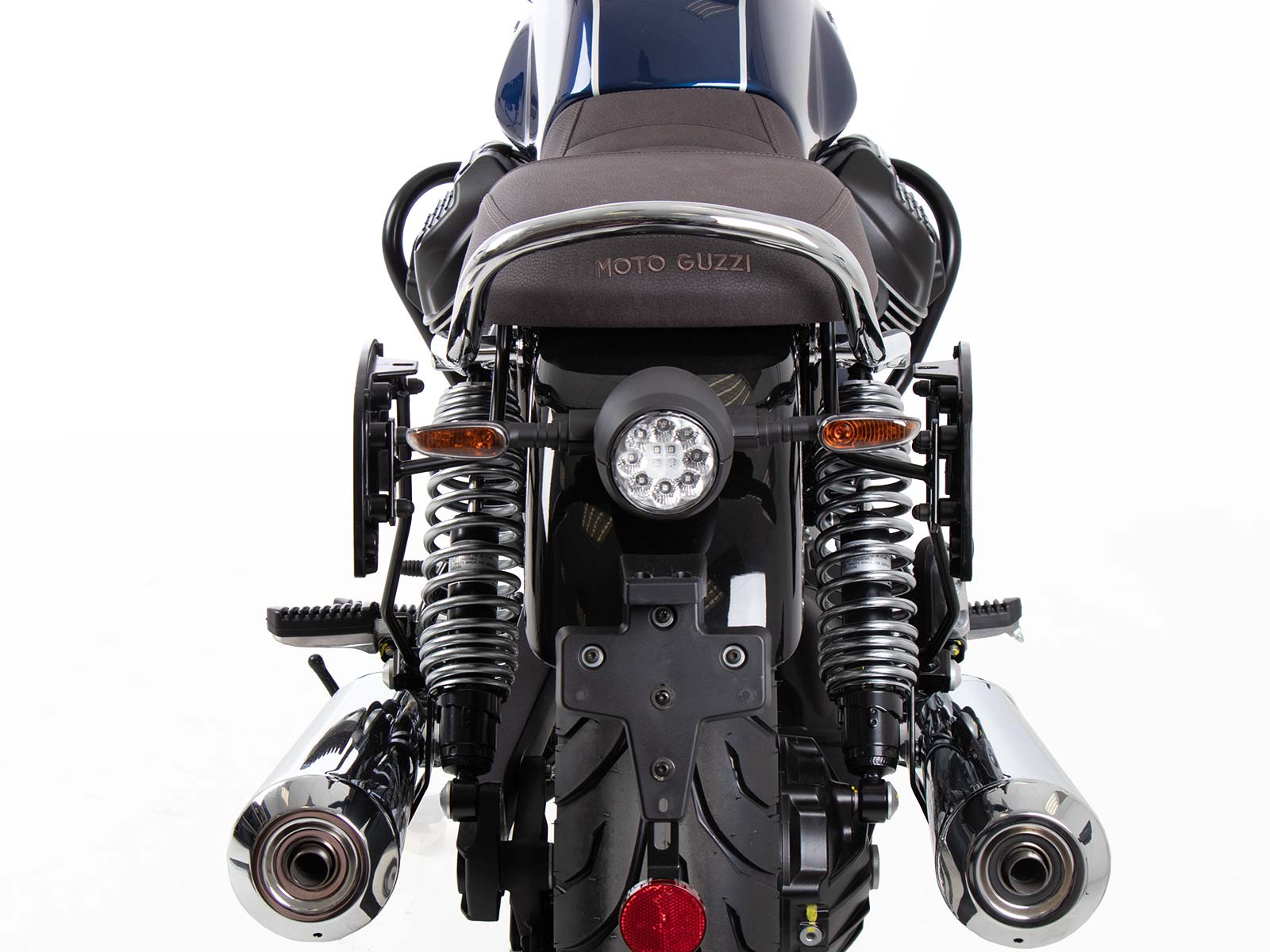 Soporte lateral C-Bow negro para Moto Guzzi V7 850 Stone Corsa (2024) Hepco & Becker