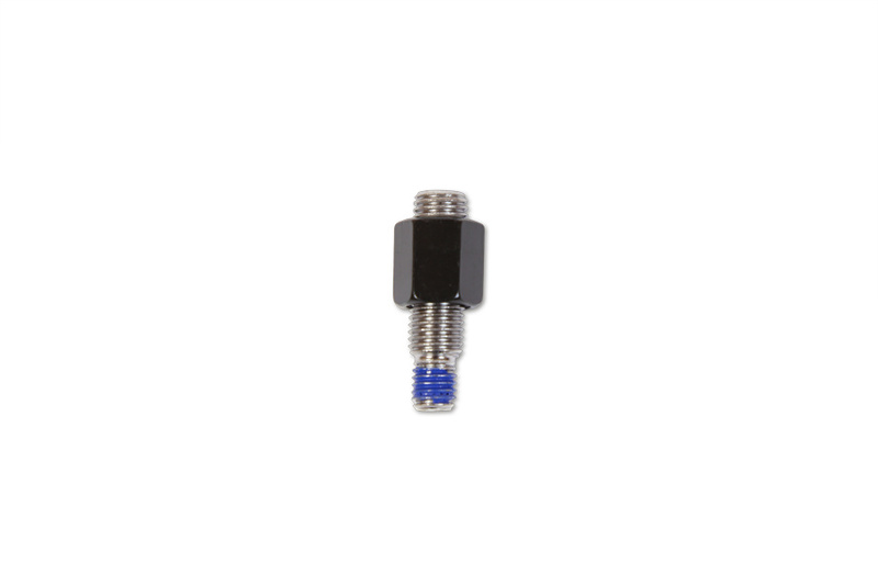 HIGHSIDER adaptador espejo pro negro M10 a M8, ancho entre planos 17 mm