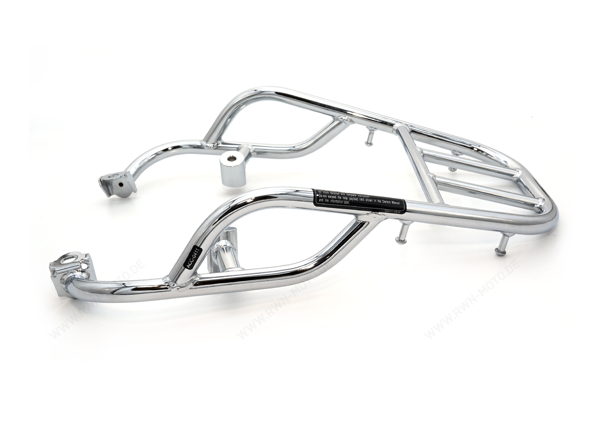 Portaequipajes cromado para Kawasaki W 230 (25-) Original