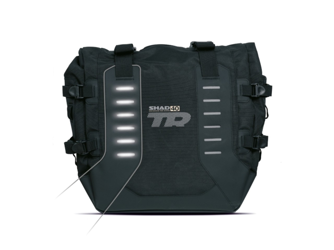 Juego de bolsas laterales Terra Adventure TR40 X0TR401 (2x 32 l), negro 495x418x282 mm