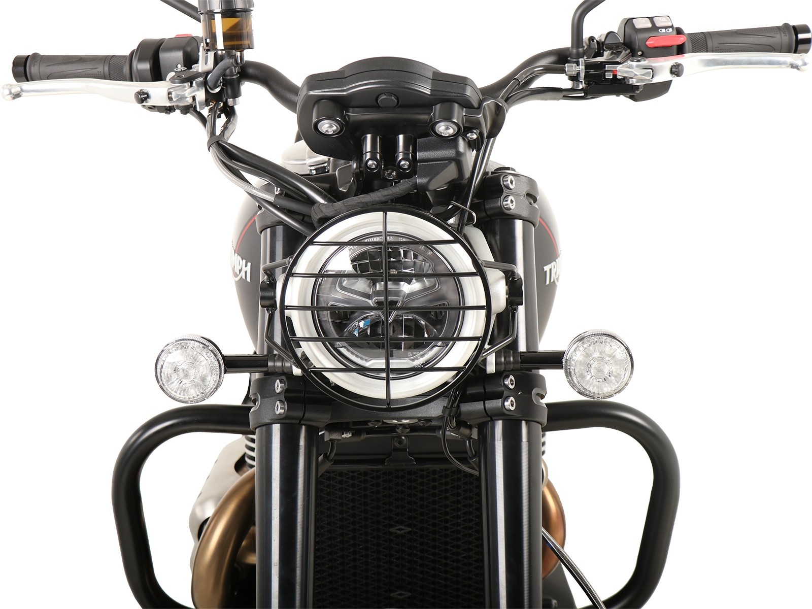 Protector de lámpara negro para Triumph Scrambler 1200 XC (2019-)