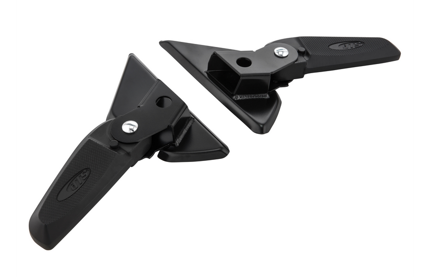 Estriberas derecha e izquierda para Vespa LX /LXV /S 50-150cc, negro/negro