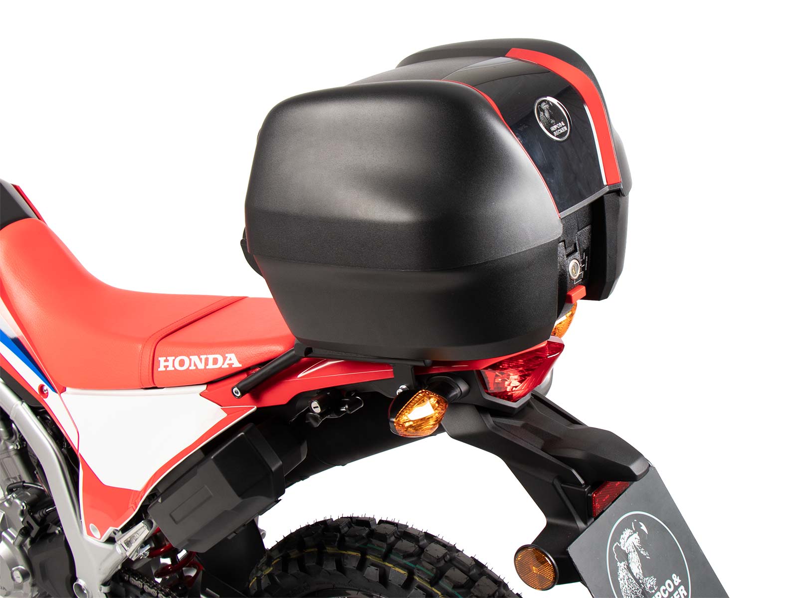 Portamaletas negro incl. Journey Topcases 30 negro para Honda CRF 300 L (21-)