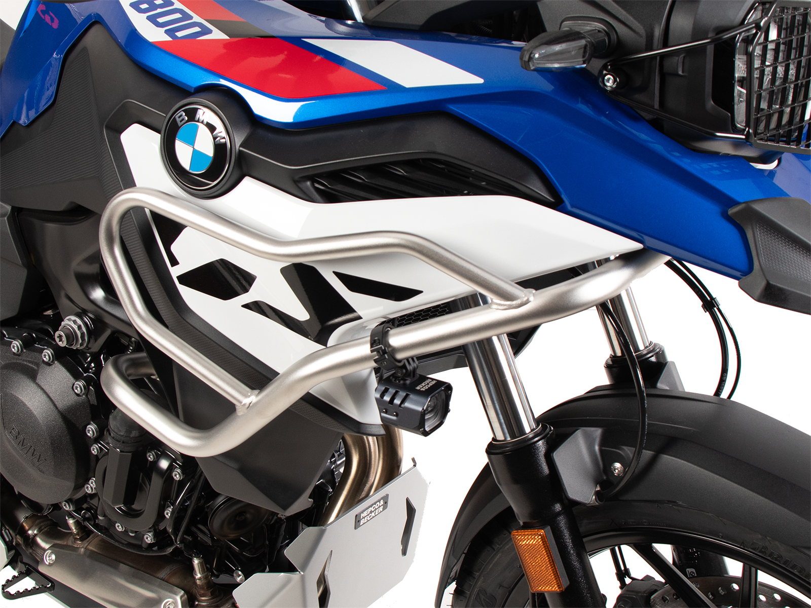 Protector de depósito de acero inoxidable para BMW F 800 GS (24-) Hepco & Becker