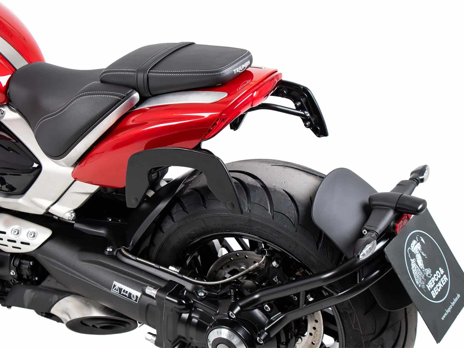 Soporte lateral C-Bow para Triumph Rocket 3 R / GT (20-) Hepco & Becker
