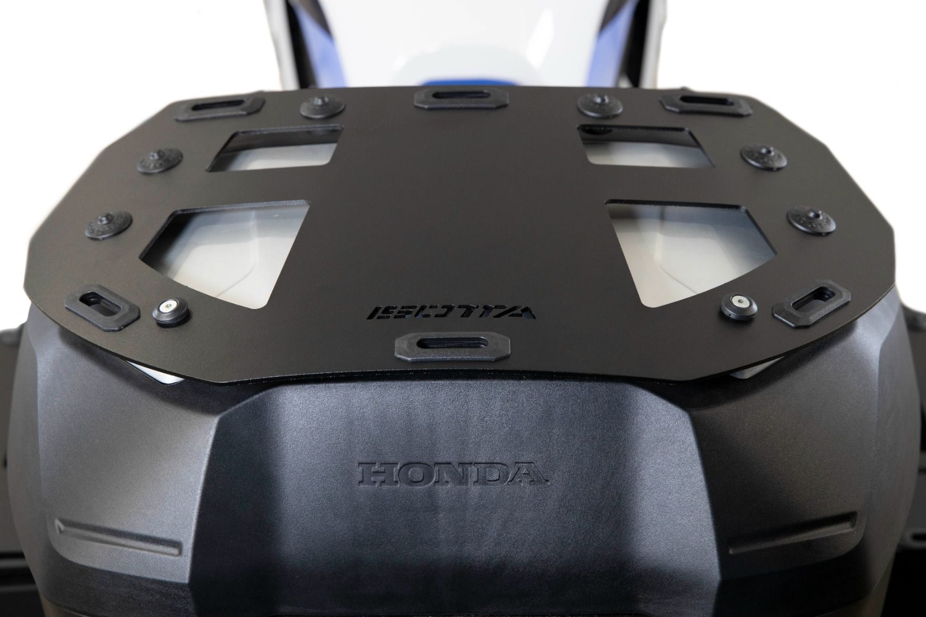 Portaequipajes para baúl Honda XL 750 Transalp /NT 1100 /ADV 750 /NC 750 X, aluminio, negro