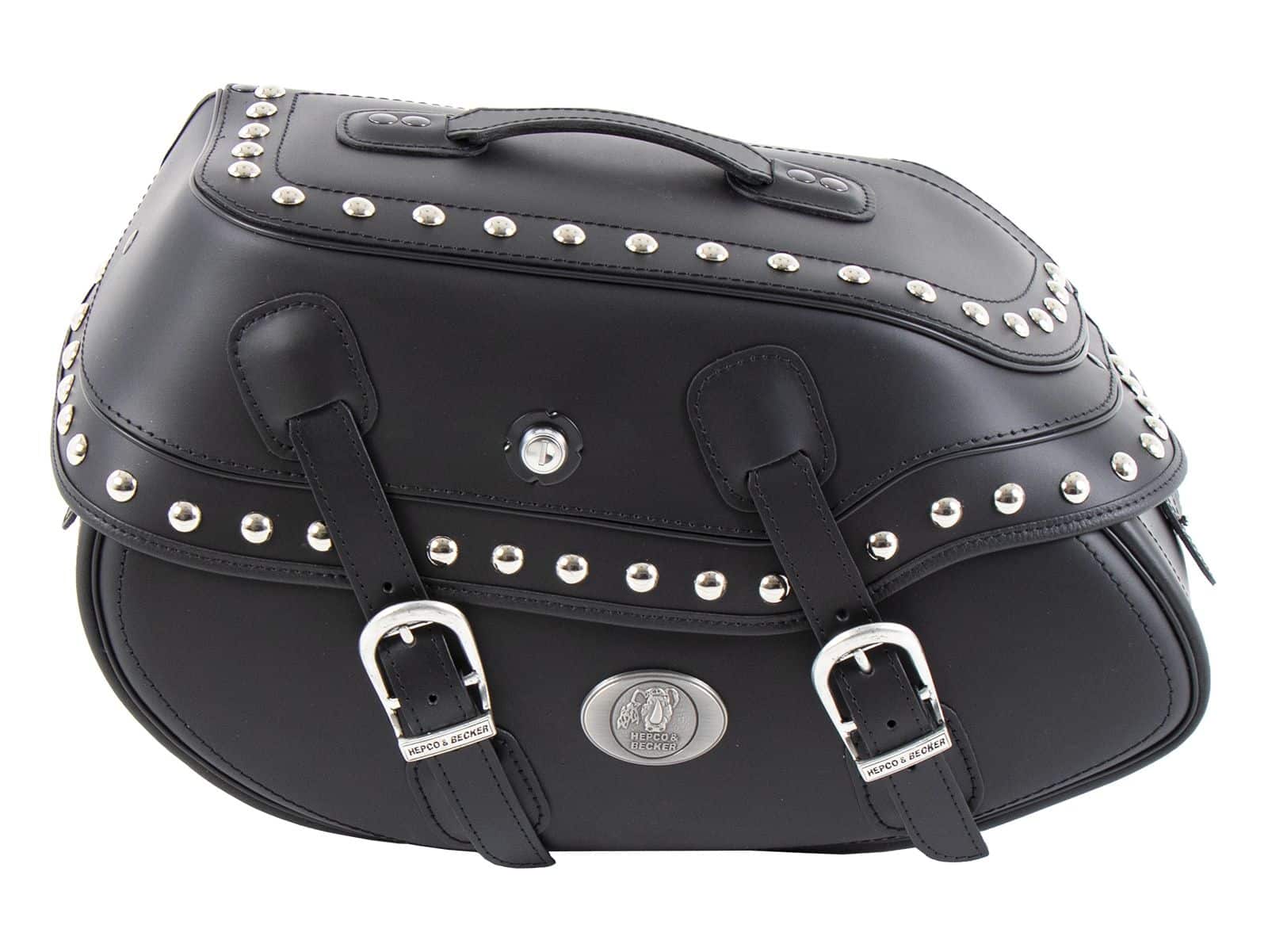 Juego de alforjas Buffalo Big Custom negro para portabultos C-Bow Hepco & Becker