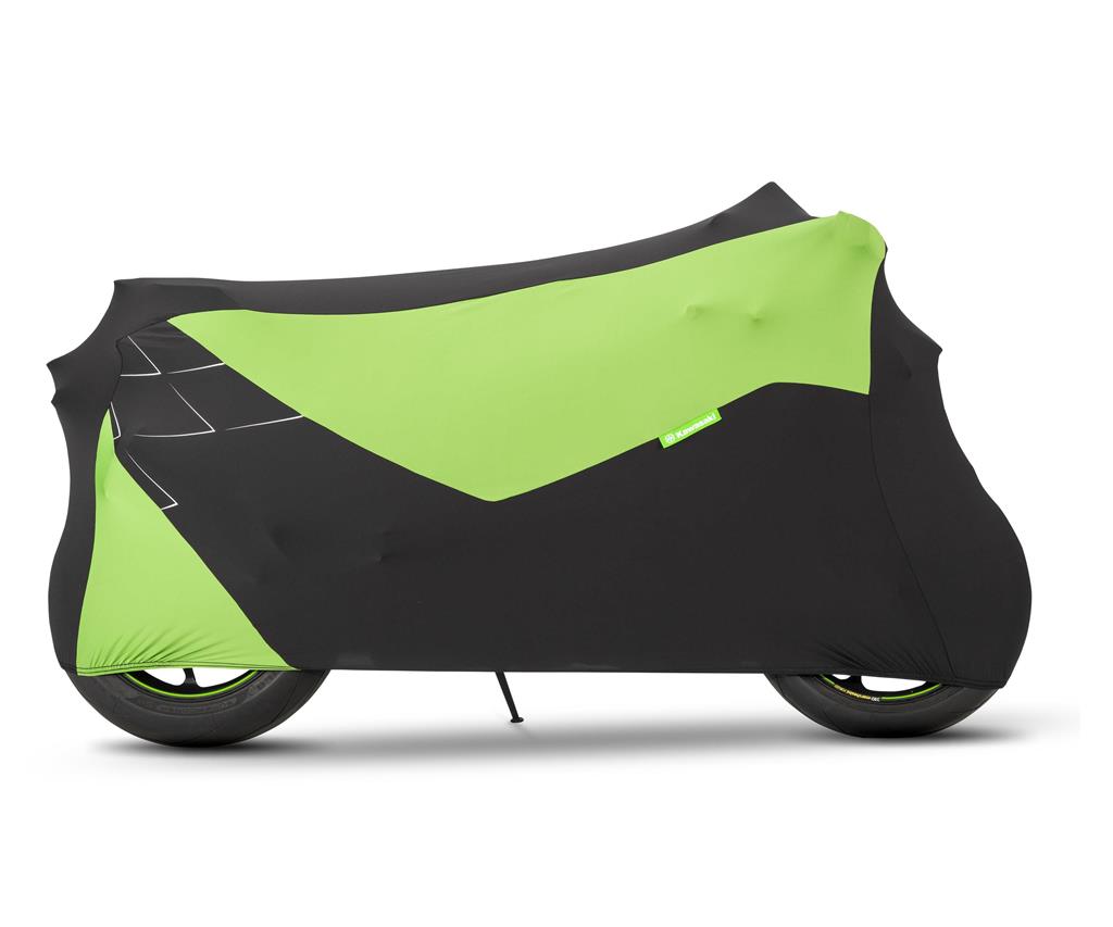 Lona moto verde/negro Original Kawasaki