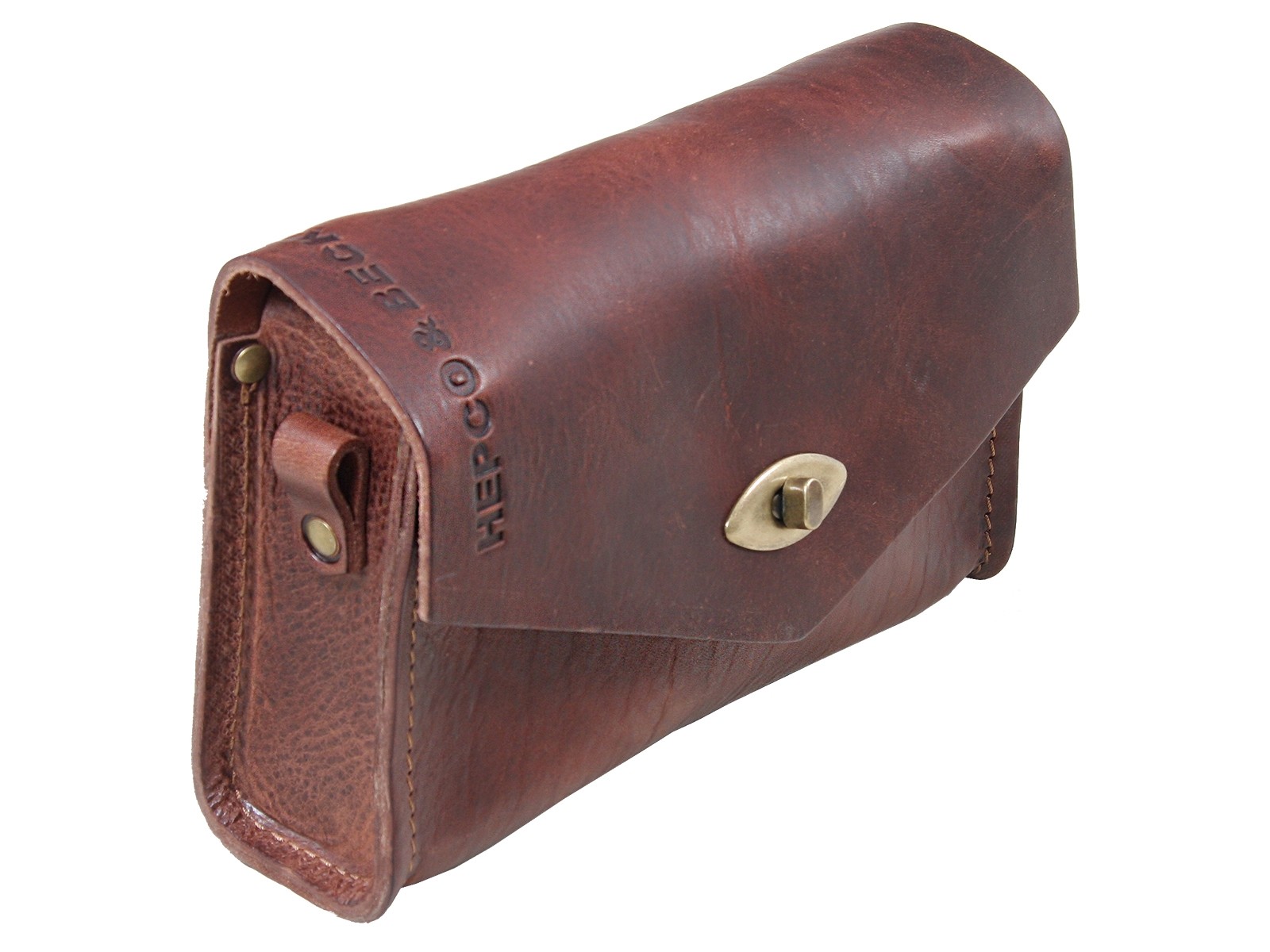 Bolsa de herramientas de cuero LEGACY marrón 2,5L Hepco & Becker