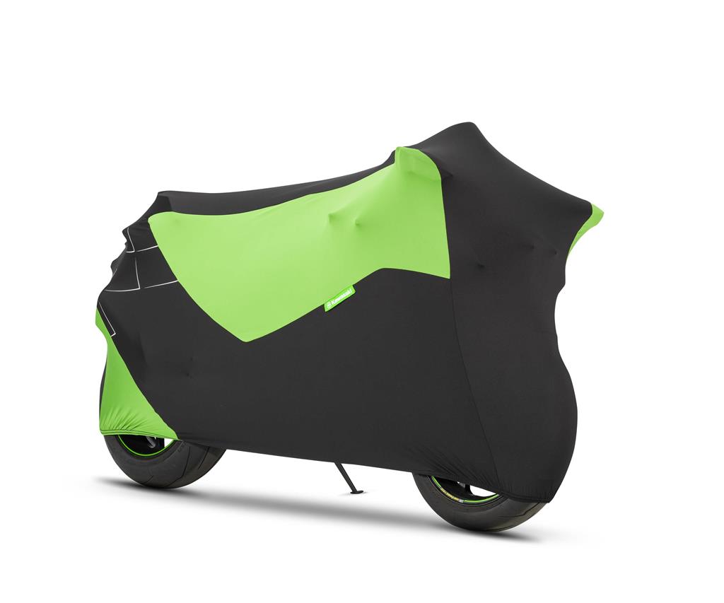 Lona moto verde/negro Original Kawasaki
