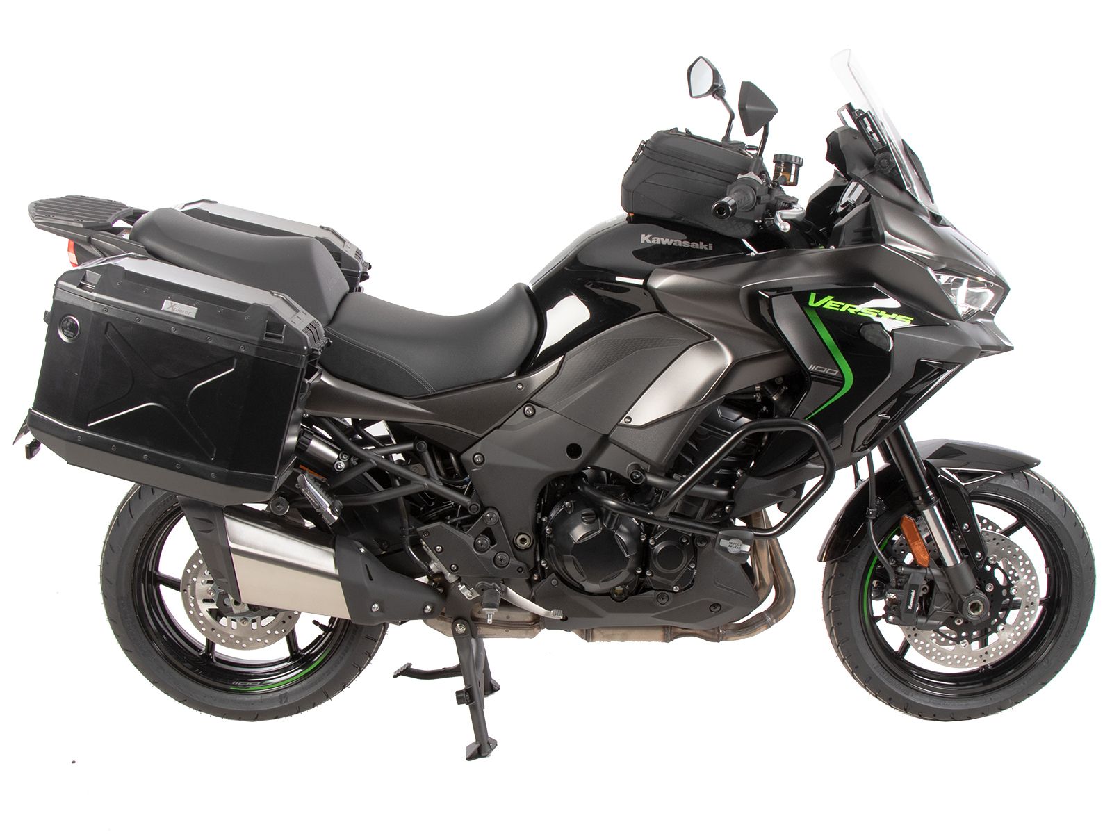 Portamaletas lateral Lock-it extraíble negro para Kawasaki Versys 1100 /SE (25-) Original Hepco & Becker