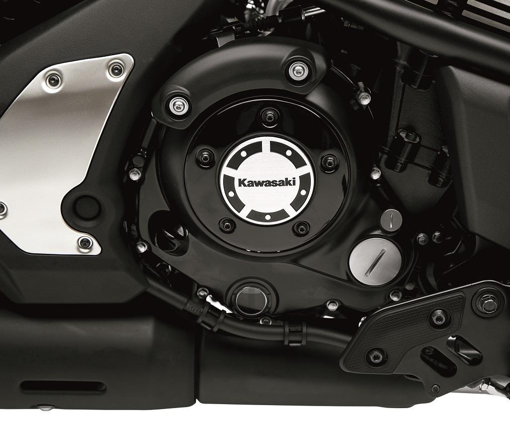 Embellecedor de tapa de embrague colores aluminio para Vulcan S (Bj.15-19) Original Kawasaki