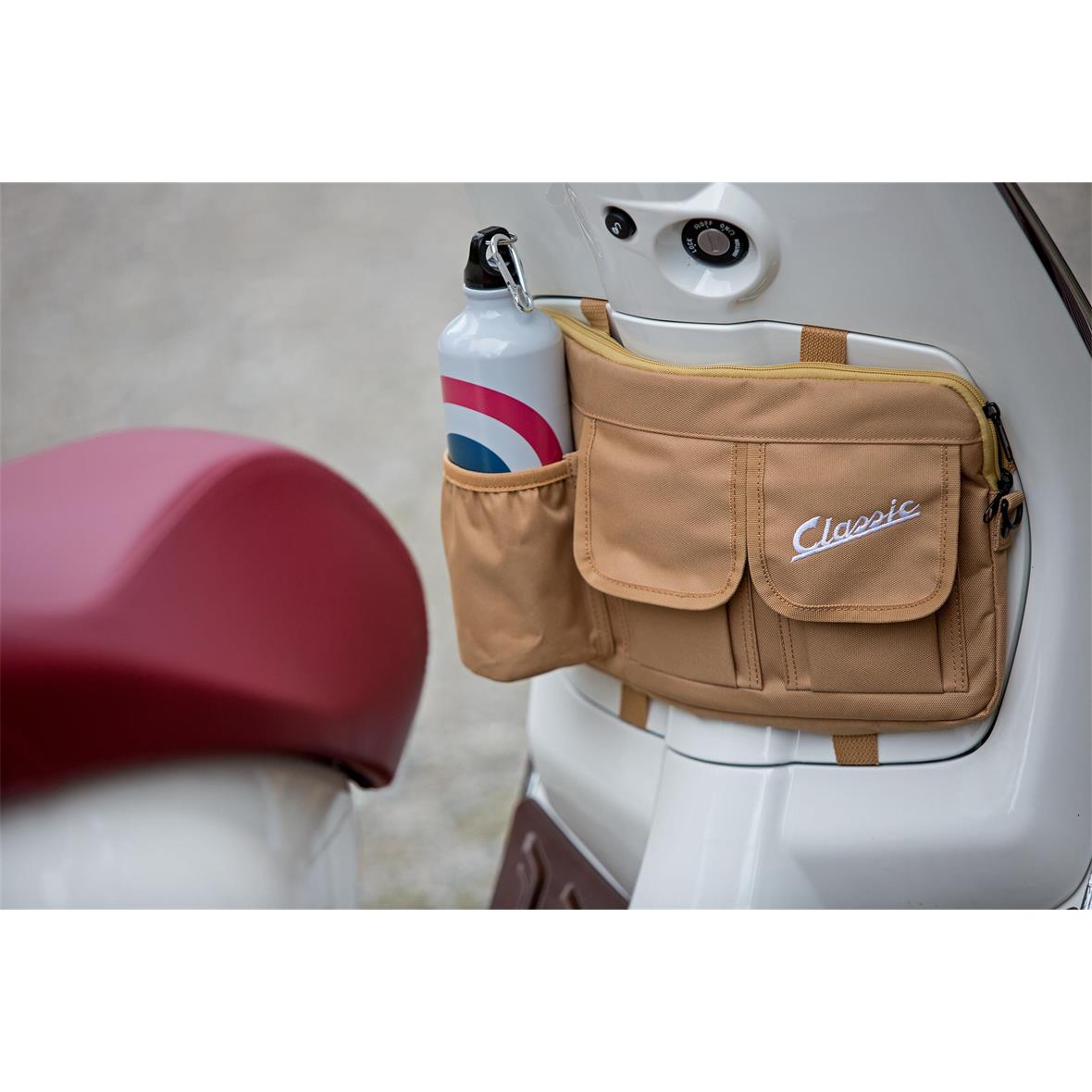 Bolsa "Classic" para maletero/guante Vespa - marrón