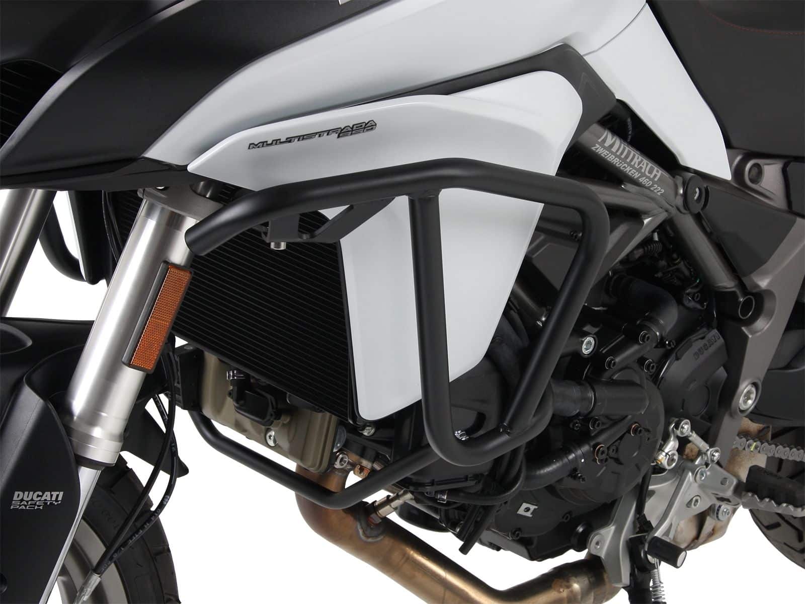 Barra protectora de depósito negra para Ducati Multistrada 950 /S (17-21) Hepco & Becker