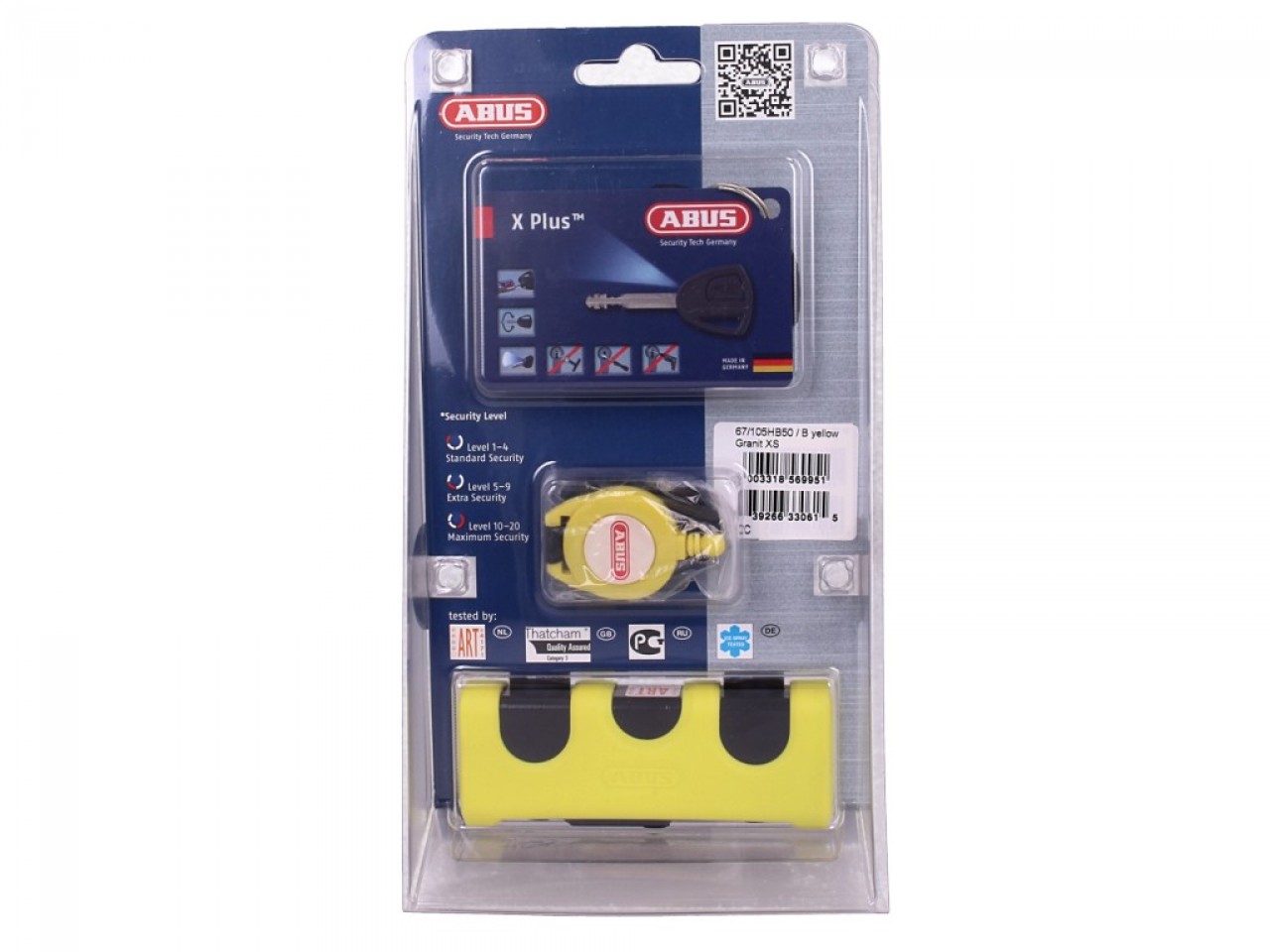 ABUS U-lock Granit Power XS 67 para moto, scooter y Vespa