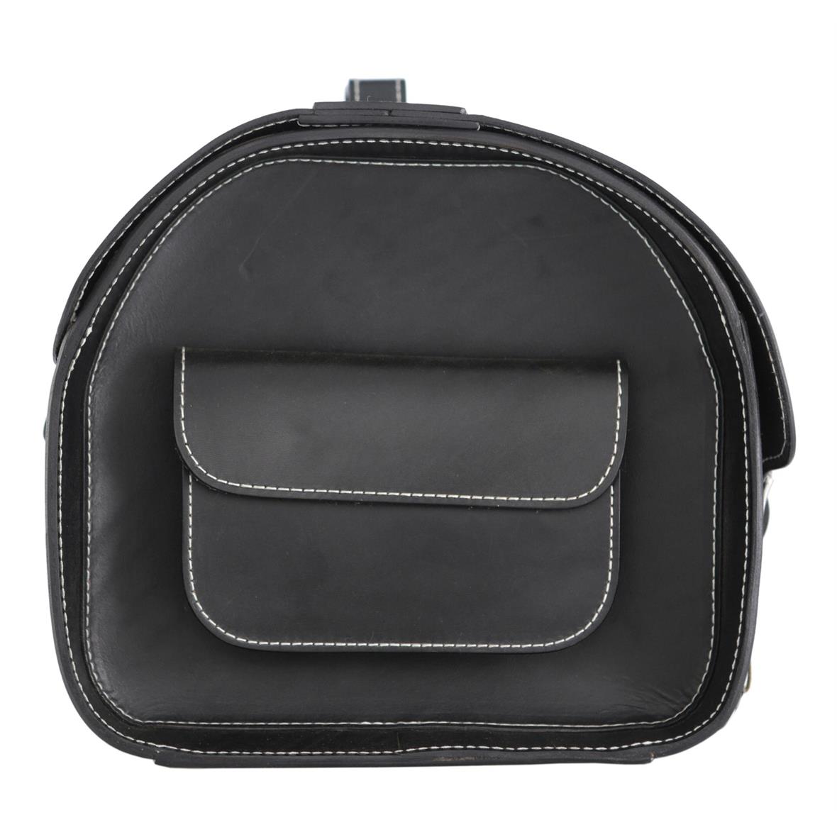 Funda de cuero "Classic" para Vespa - negra