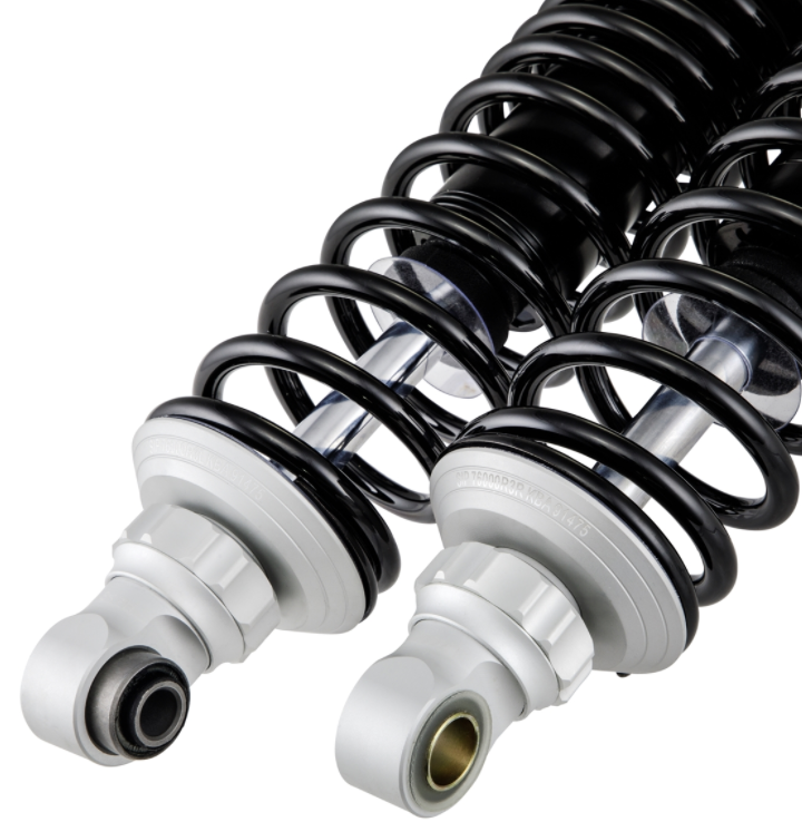 Amortiguador trasero para Vespa GTS/GTS Super/GTV/GT 60/GT/GT L 125-300ccm, plata mate