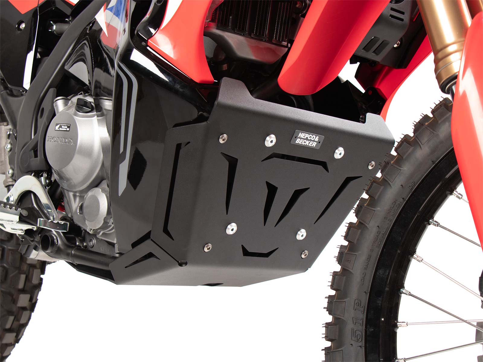 Placa de protección del motor para Honda CRF 300 Rally (21-) Hepco & Becker