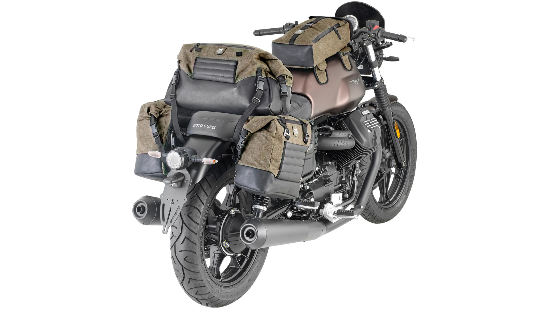 Alforjas Café Racer / bolsas laterales "Rambler" - RB100 para BMW R nineT (Bj.14-), Pure / Urban G/