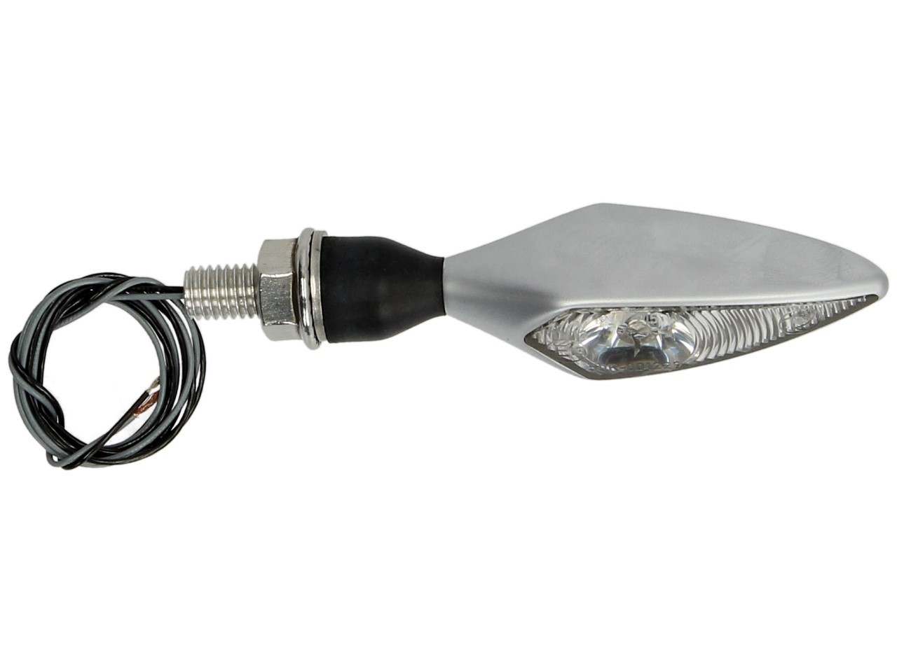 Indicador Kellermann, rombo, acero, LED, VL/HR, 12 V, cromo mate, M8x20, homologado E