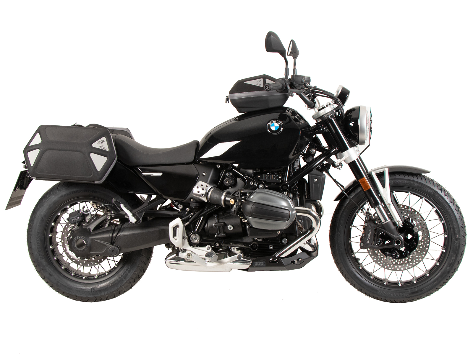 Soporte lateral C-Bow negro para BMW R 12 (24-) Hepco & Becker