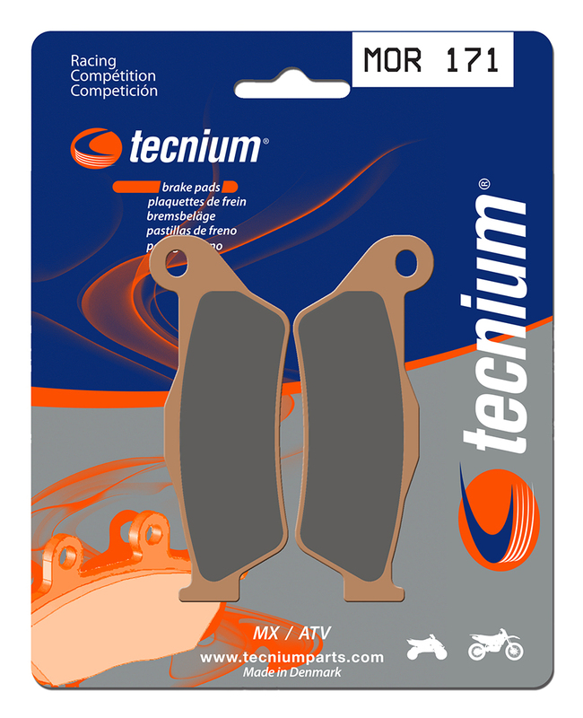 Tecnium Racing MX/ATV pastillas de freno de metal sinterizado - MOR171
