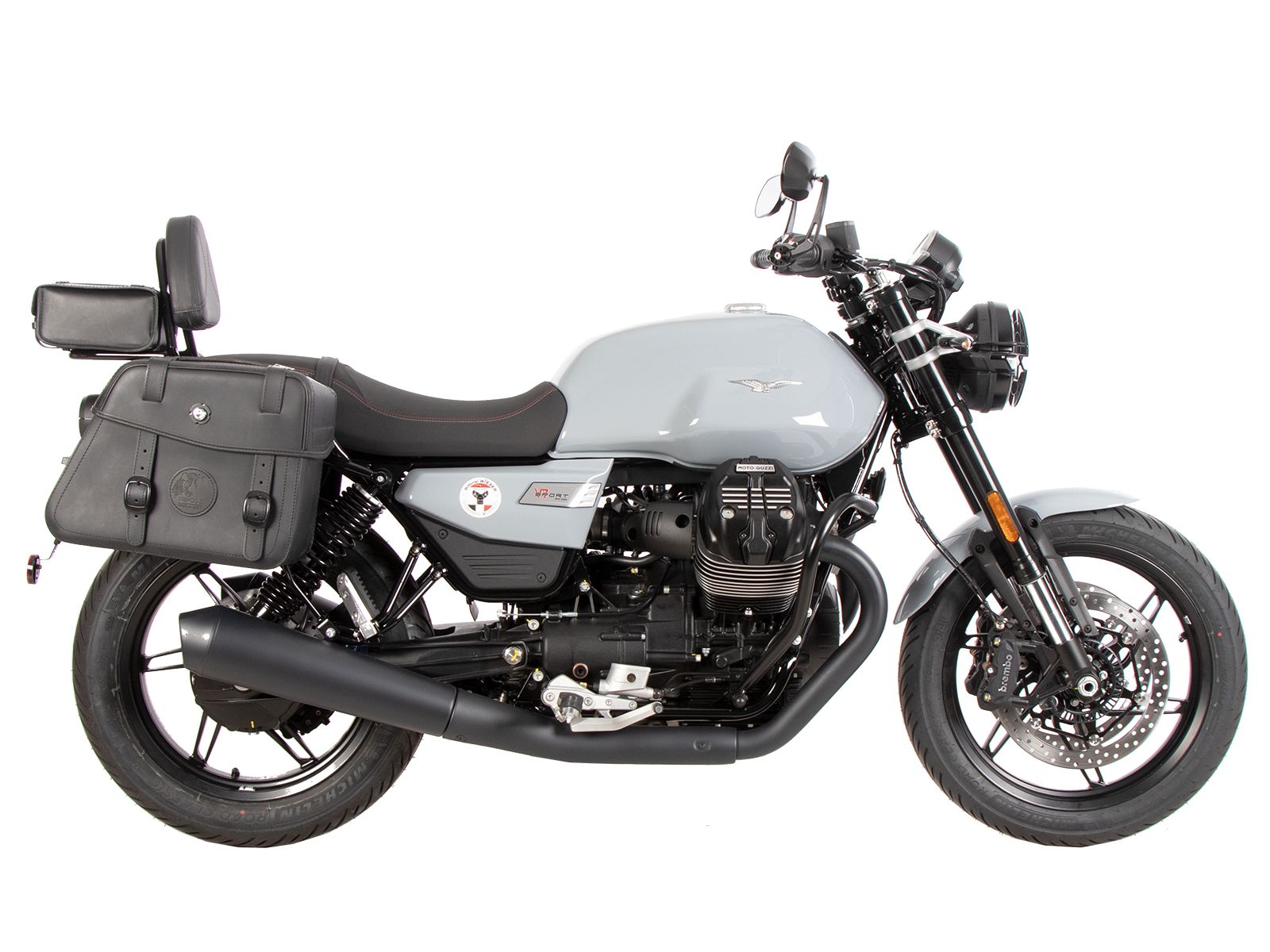 Soporte lateral C-Bow negro para Moto Guzzi V7 850 Special (25- ) Hepco & Becker