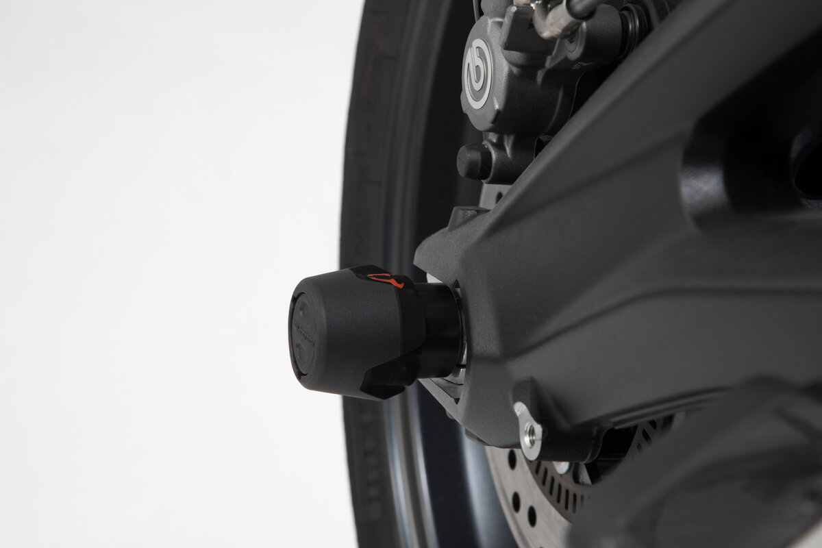 SW-Motech Kit crash pad para eje trasero negro para Yamaha YZF-R1, MT-10 /SP - SW Motech