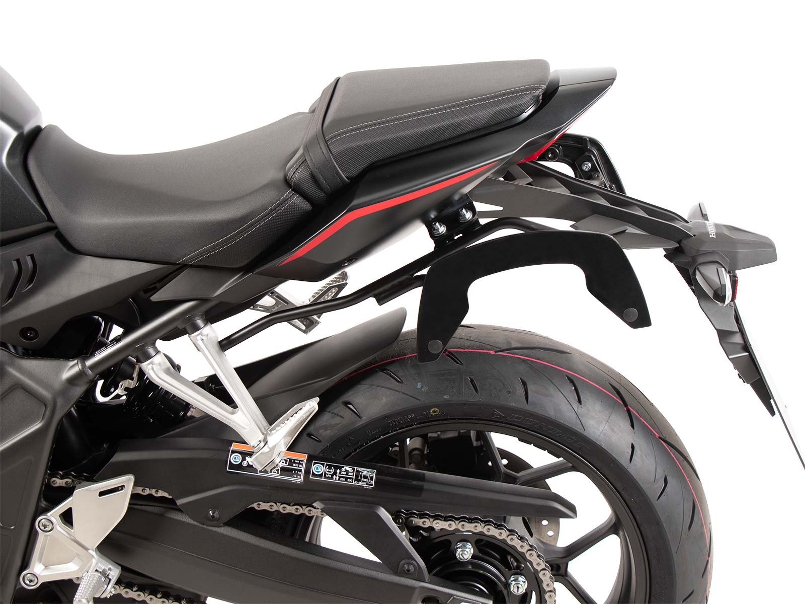 Soporte lateral C-Bow negro para Honda CBR 650 R / E-Clutch (24-) Hepco & Becker