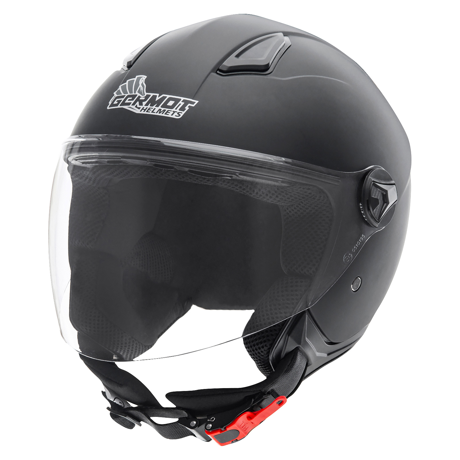 Casco Germot GM 196, negro mate