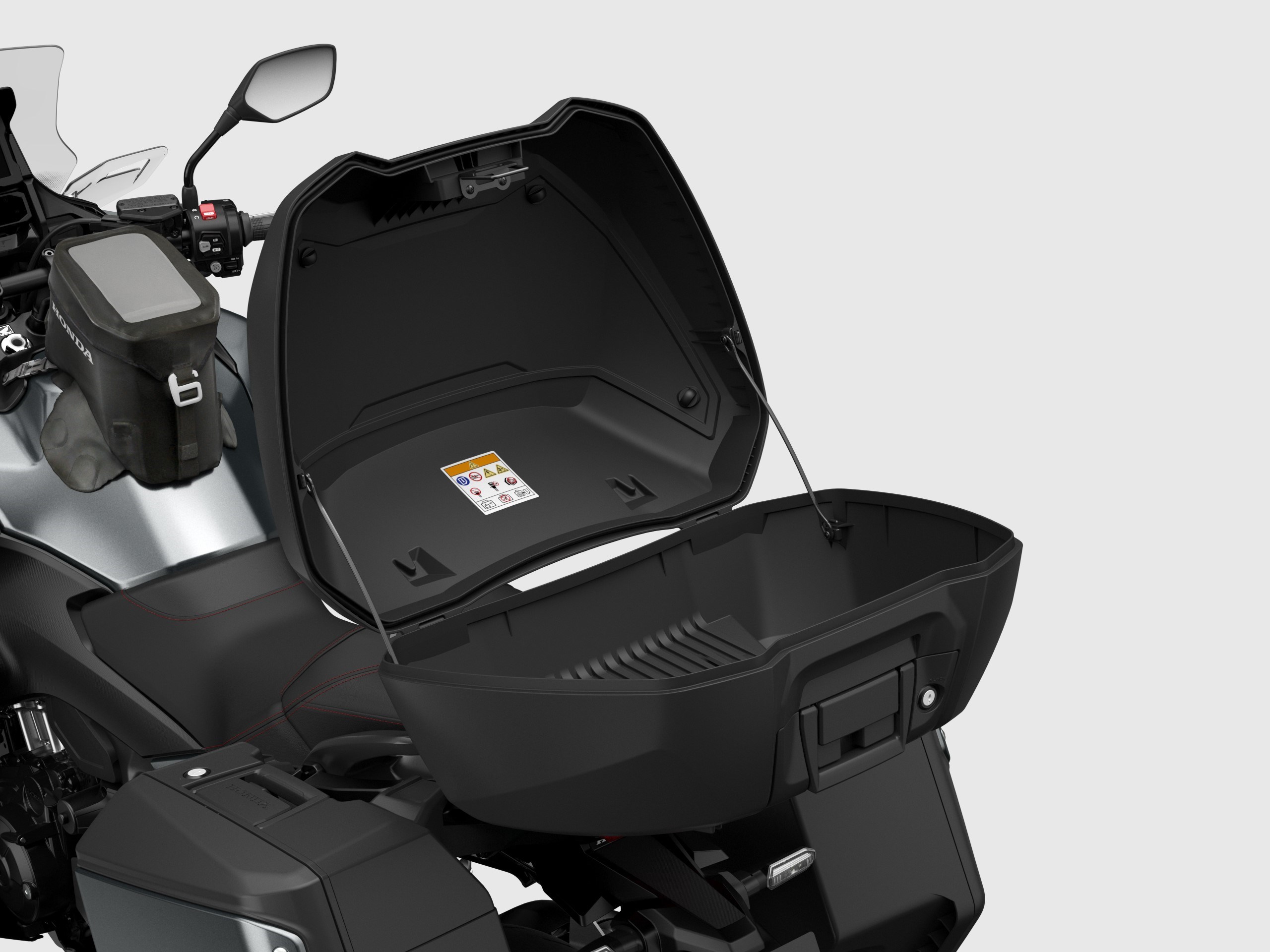 Kit cárter superior *NH-B53P* Blanco perla brillante para Honda NT 1100 (22-) Original
