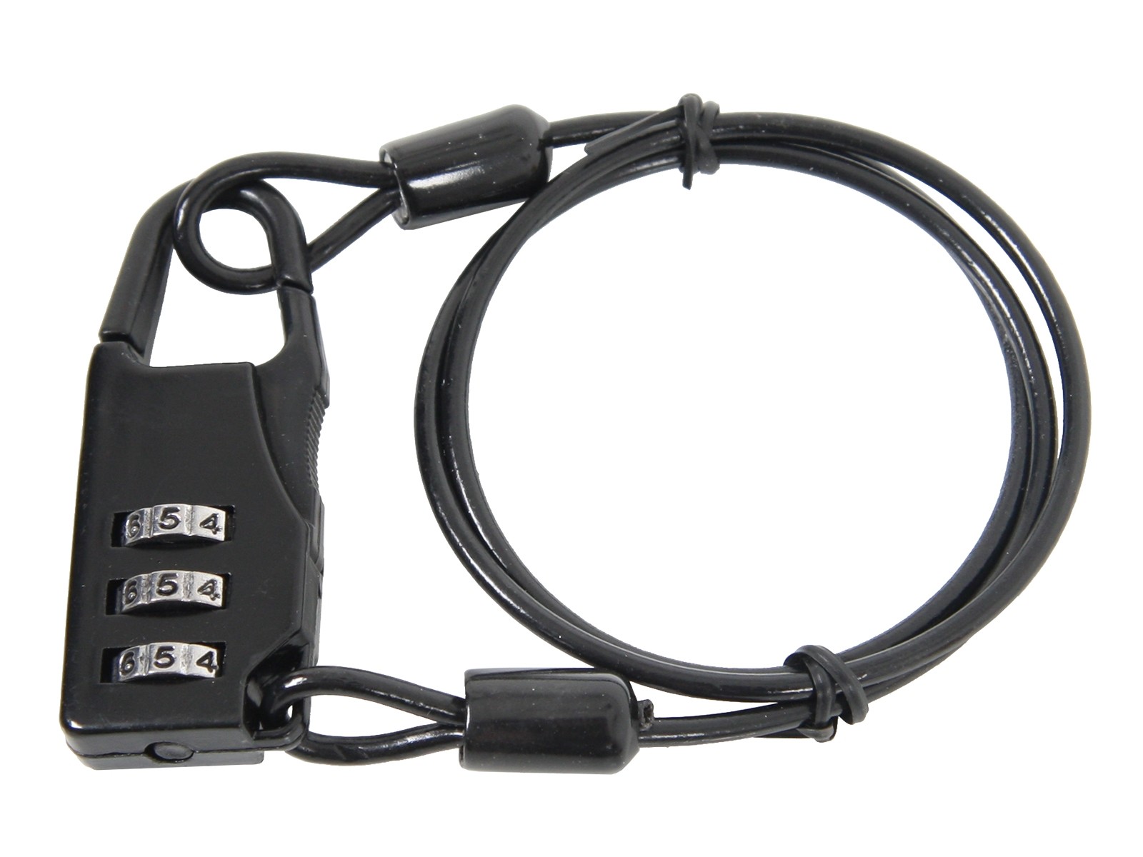 Cerradura de combinación con cable de acero Hepco & Becker