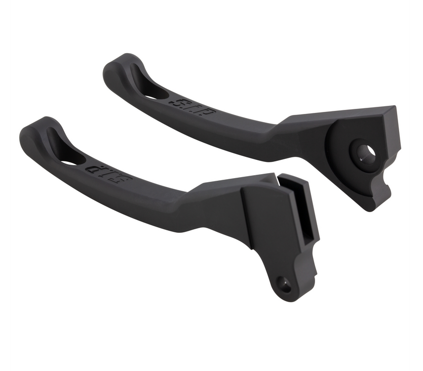 Juego de manetas de freno deportivas Shorty para Vespa LX /LXV /S /Primavera /Sprint 50-150ccm, negro mate
