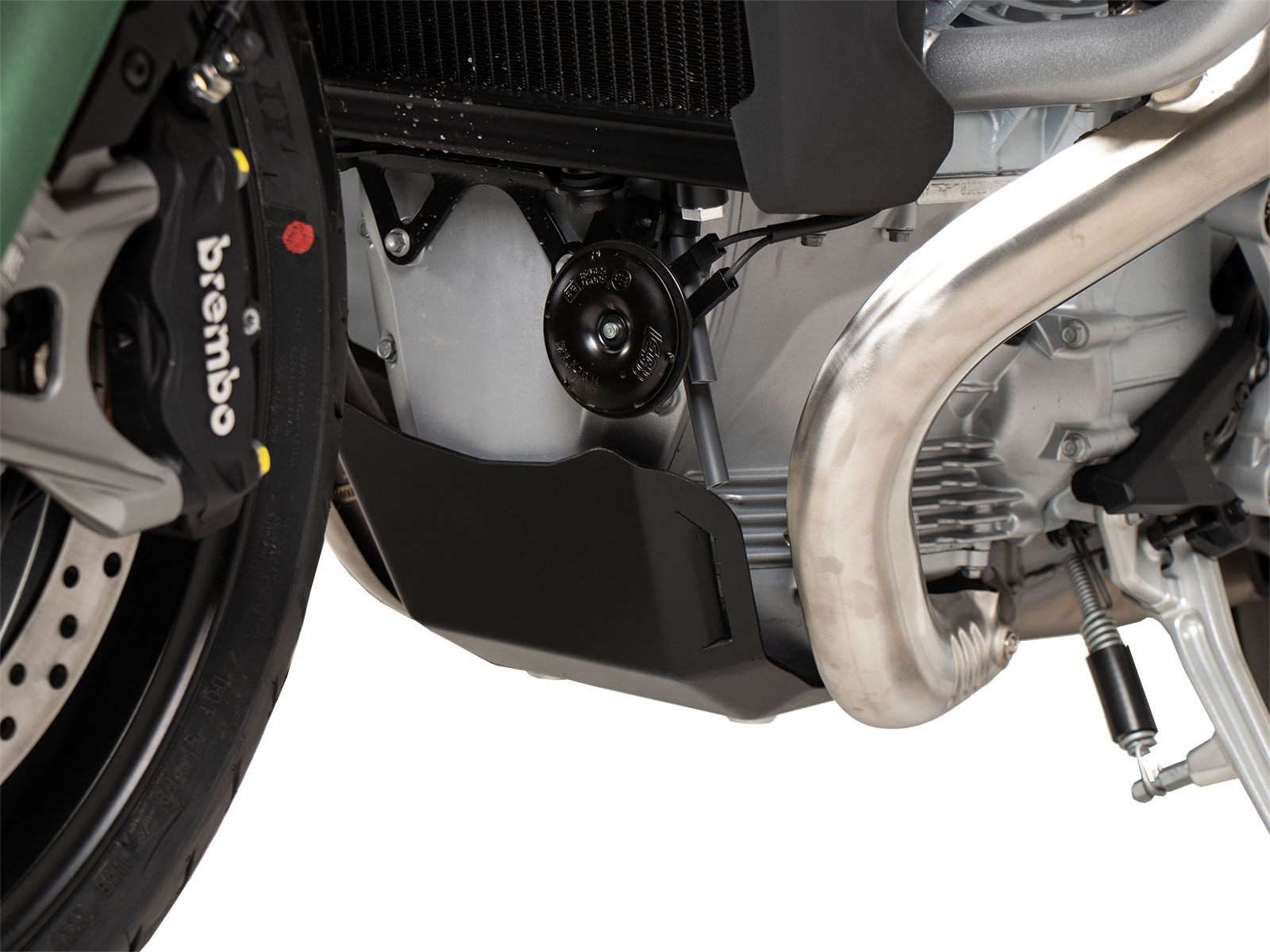 Spoiler de proa negro para Moto Guzzi V100 Mandello Hepco & Becker