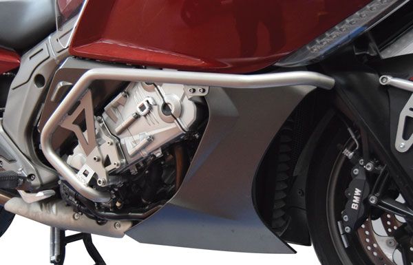 Barra anti-choque para BMW K 1600 GT /GTL (10-16), gris, derecha