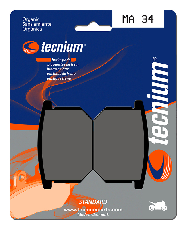 Pastillas de Freno Tecnium Street Organic - MA34