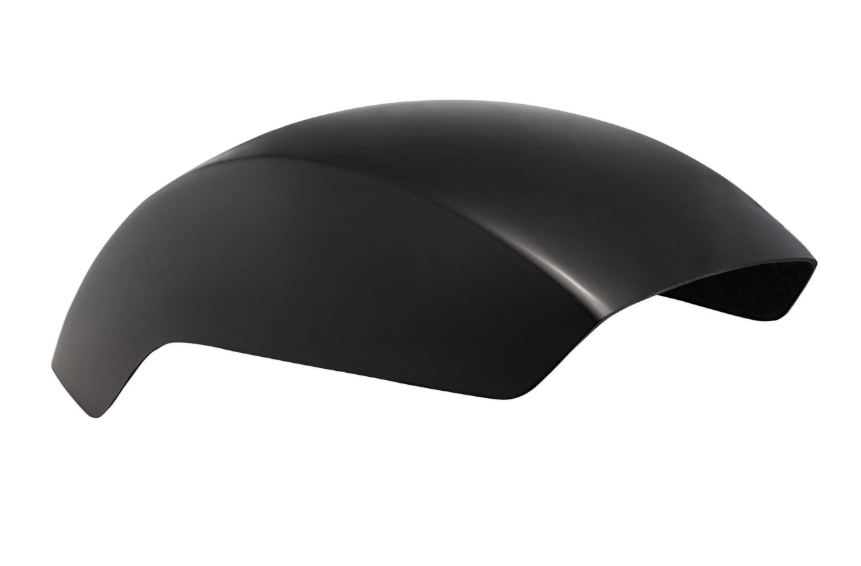 Guardabarros EVO II para Vespa PX 80-200ccm, GRP, pequeño, negro
