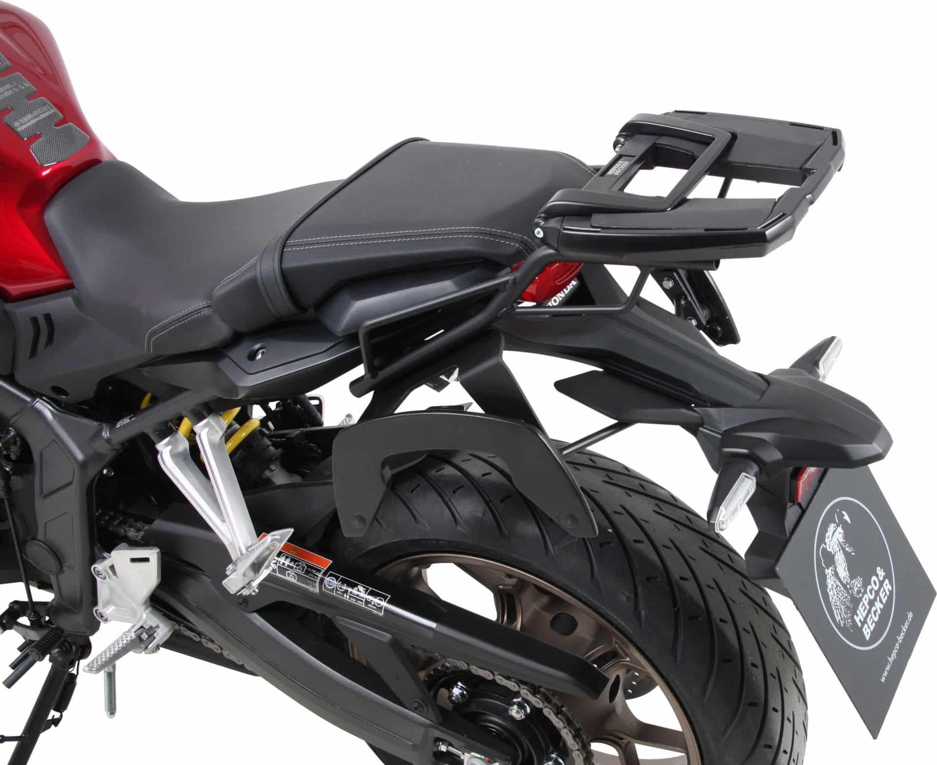 Portamaletas Easyrack negro para Honda CBR 650 R (19-20) Hepco & Becker