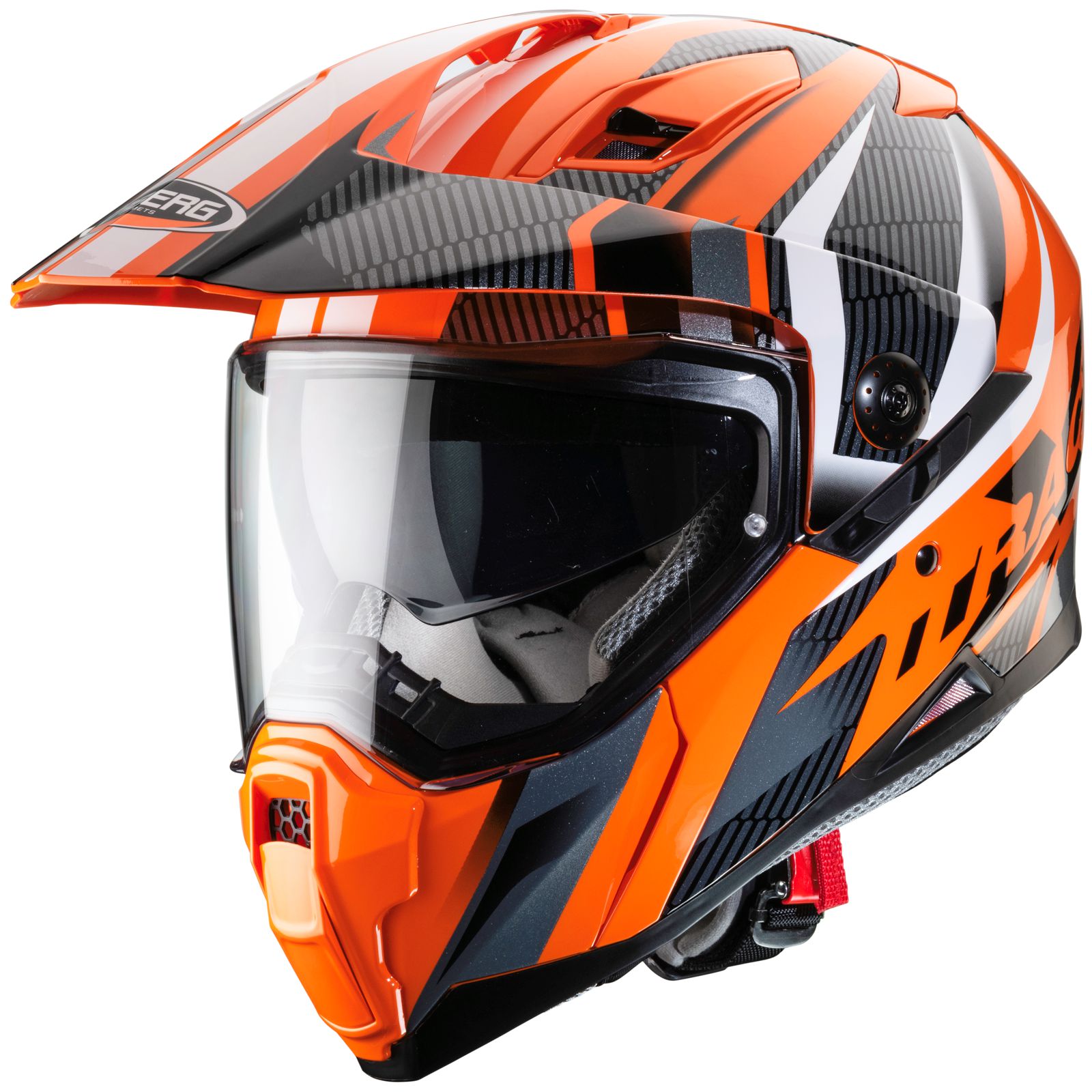 Casco Caberg Xtrace Savana, naranja/negro