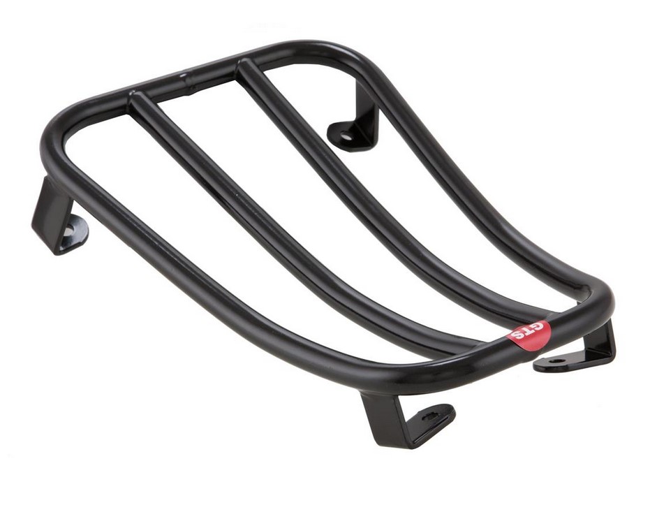 Portaequipajes de paso para Vespa GTS/GTS Super/GTV/GT 60/GT L 125-300cc 4T LC, negro