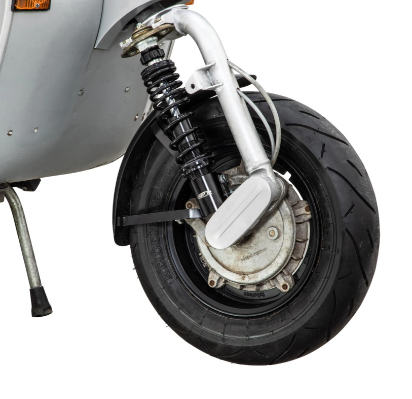 Guardabarros Garelli Race EVO II para Vespa PX 80-200ccm, GRP, negro