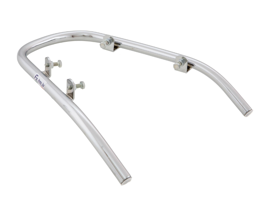 Guardabarros parachoques delantero para Vespa Primavera/Sprint/Elettrica 50-150cc, cromado