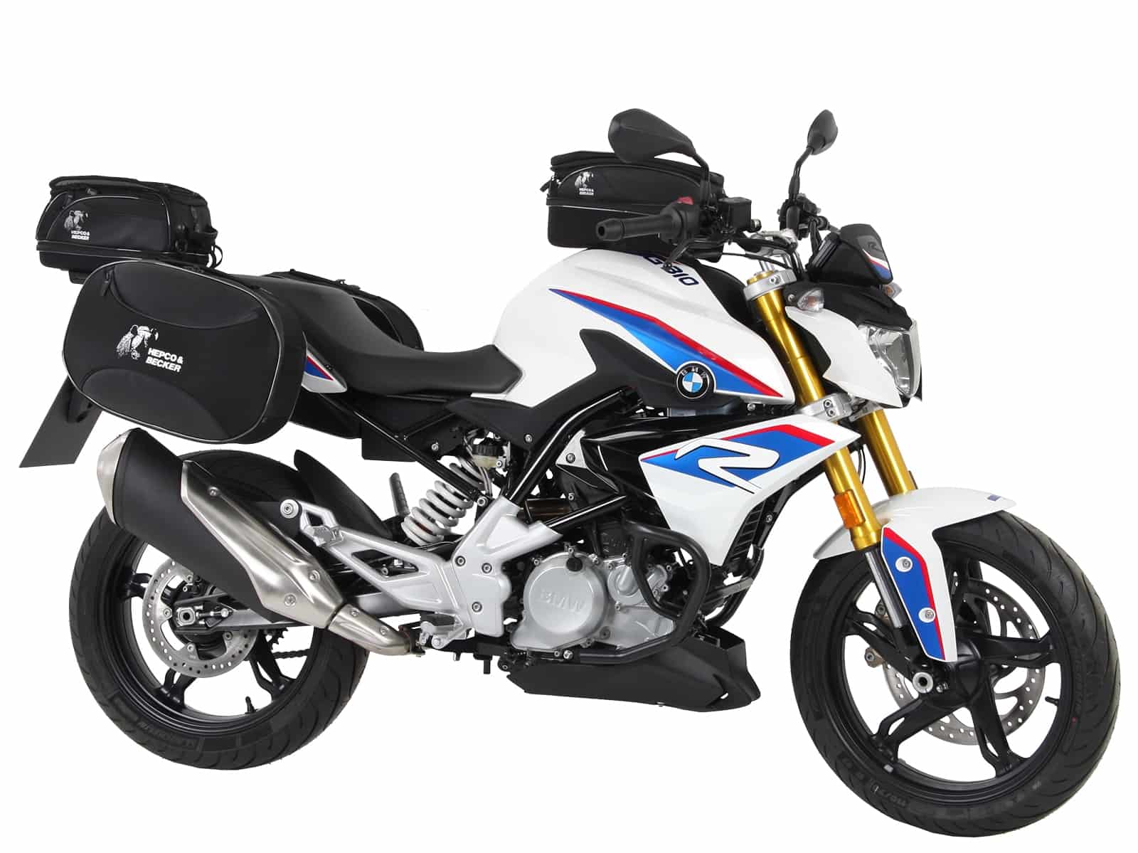 Soporte lateral C-Bow negro para BMW G 310 R (16-) Hepco & Becker