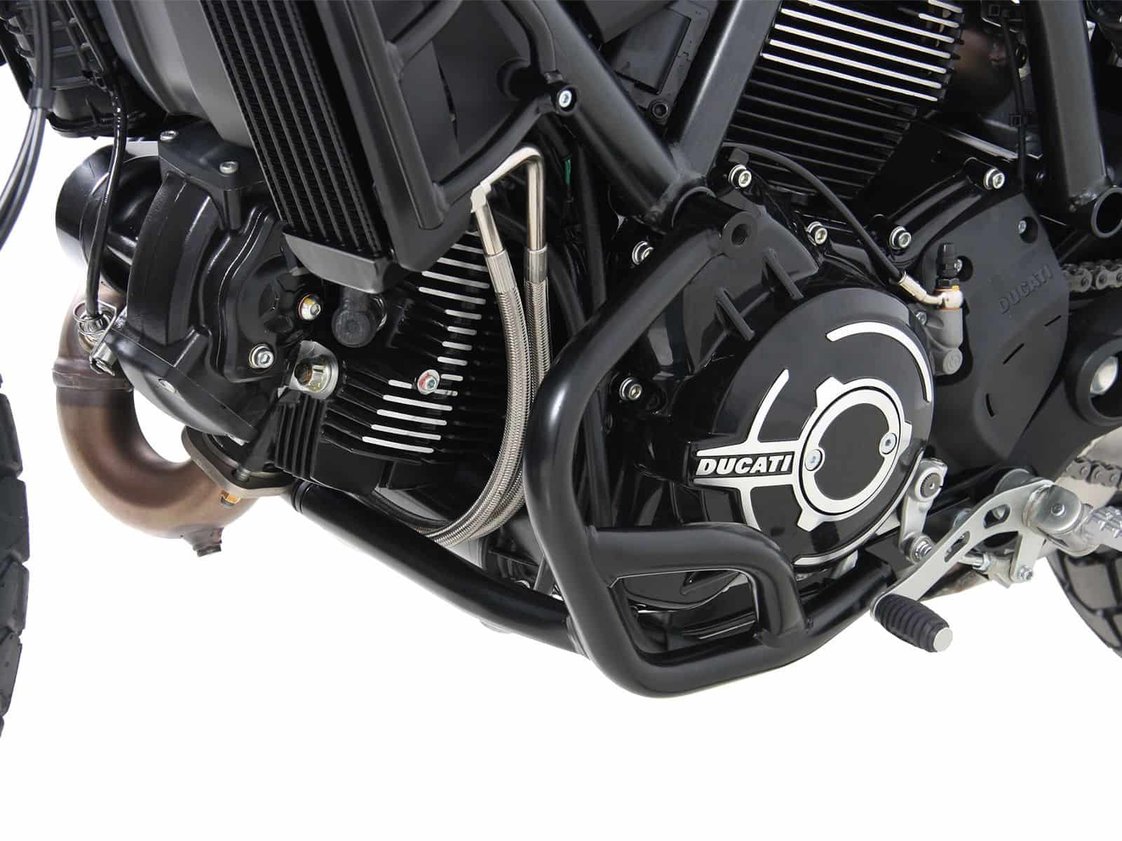 Guardamotor negro para Ducati Scrambler 800 (19-22) Hepco & Becker